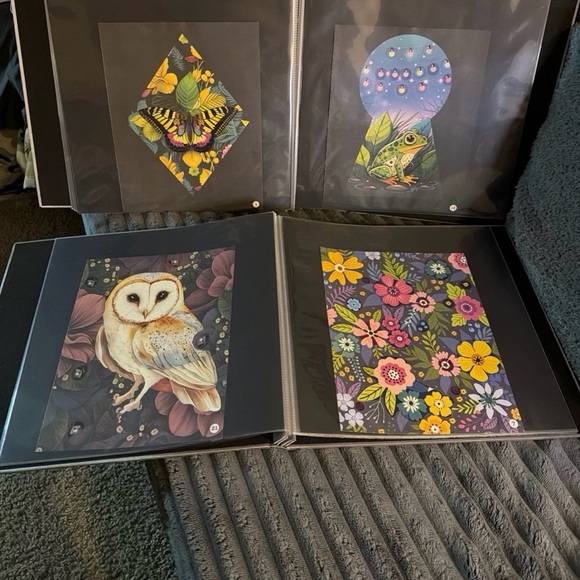 Linen matching photo albums- Neutral Gray - Set of 2 - Picture 5 of 6